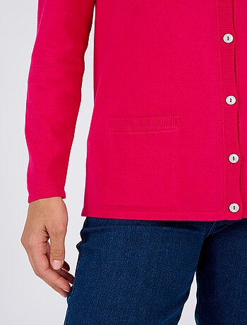 Gilet boutonné manches longues - Damart