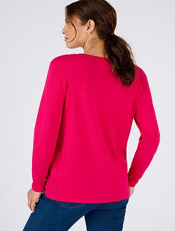 Gilet boutonné manches longues - Damart