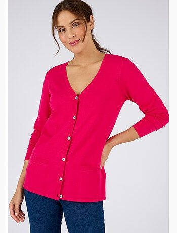 Gilet boutonné manches longues - Damart