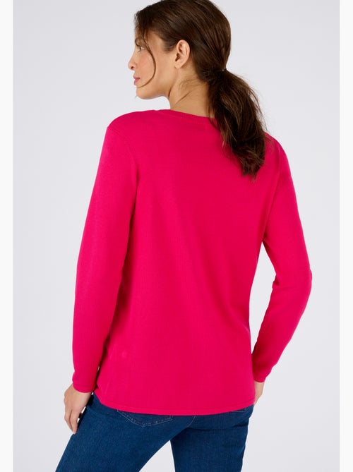 Gilet boutonné manches longues - Damart - Kiabi