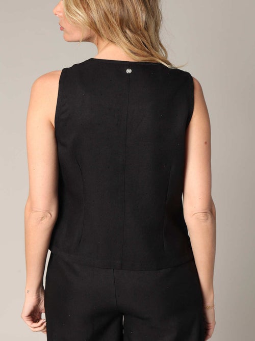 Gilet boutonné sans manches
 'Deeluxe' - Kiabi