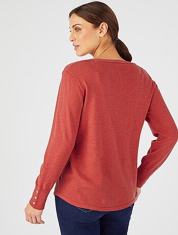 Gilet boutons bijoux - Damart