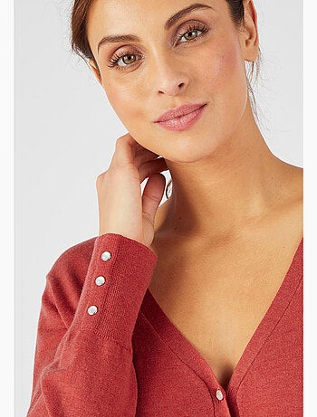 Gilet boutons bijoux - Damart