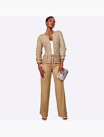 Gilet Boutons Fantaisie Dorés - Taille Standard - helline