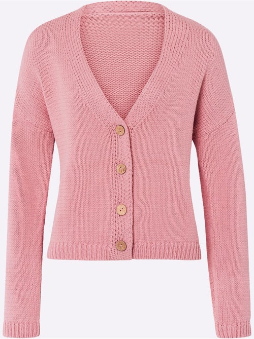 Gilet Boutons Imitation Bois - Taille Standard - helline - Kiabi