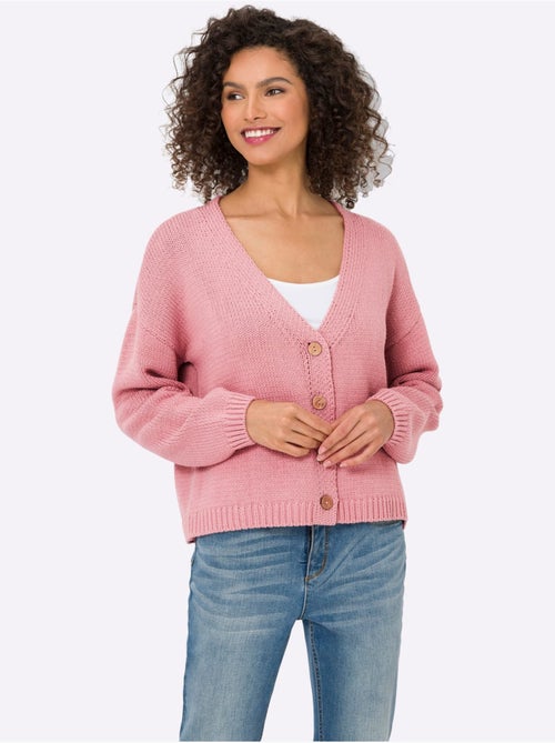 Gilet Boutons Imitation Bois - Taille Standard - helline - Kiabi
