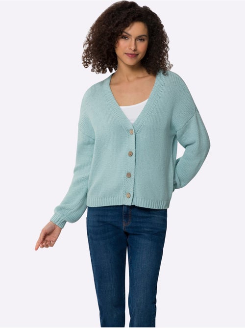 Gilet Boutons Imitation Bois - Taille Standard - helline - Kiabi