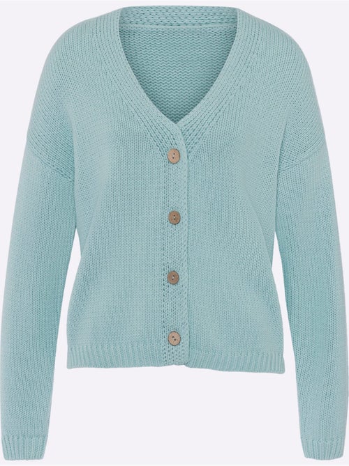 Gilet Boutons Imitation Bois - Taille Standard - helline - Kiabi