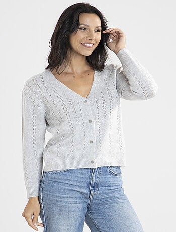 Gilet Caligo Avec Col Rond | Gerard Pasquier