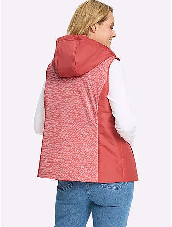 Gilet capuche avec coulisse et lien à nouer - taille standard - moda vilona
