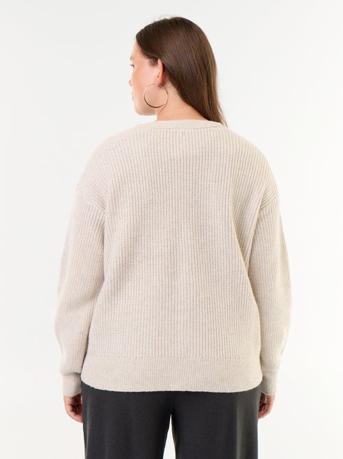 Gilet cardigan à encolure V - Kiabi