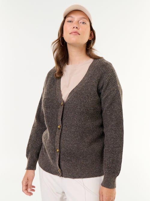 Gilet cardigan à encolure V - Kiabi