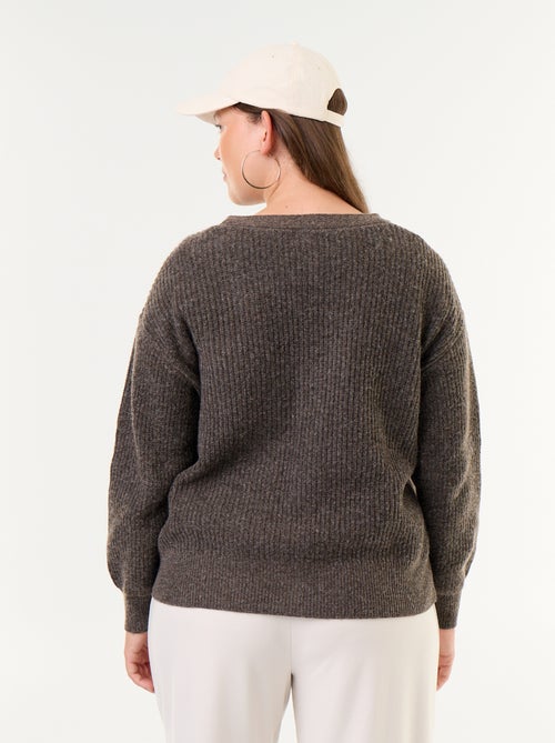 Gilet cardigan à encolure V - Kiabi