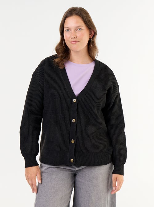 Gilet cardigan à encolure V - Kiabi
