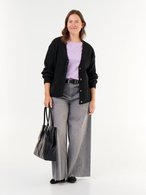 Gilet cardigan à encolure V - Kiabi