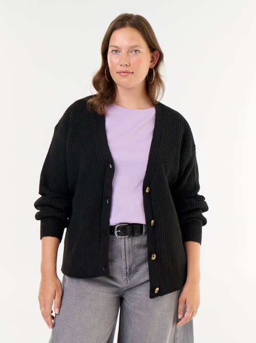 Gilet cardigan à encolure V - Kiabi
