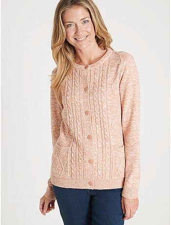 Gilet cardigan chaud col rond - daxon