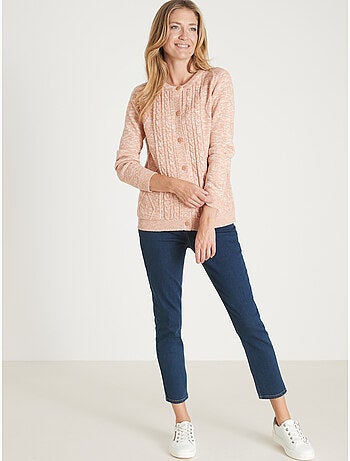 Gilet cardigan chaud col rond - daxon