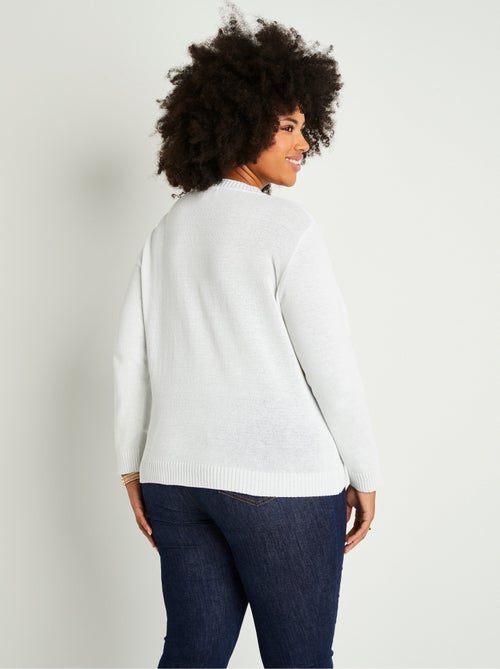 Gilet cardigan court boutonné - Afibel - Kiabi