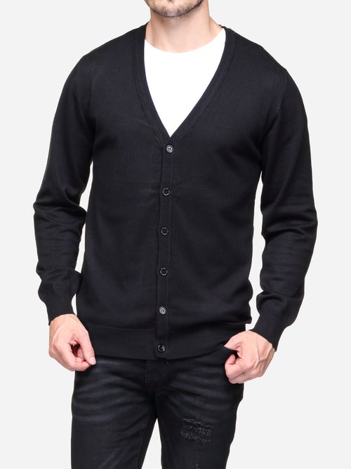 Gilet cardigan en tissu doux - Kiabi