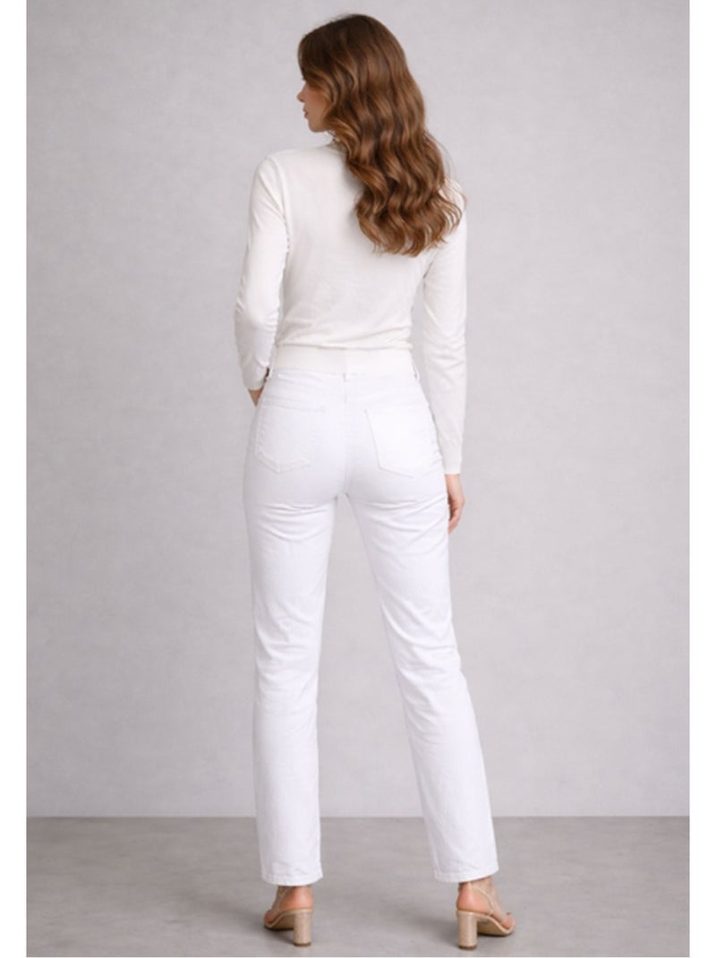 Gilet Cardigan Kebello Blanc - Kiabi