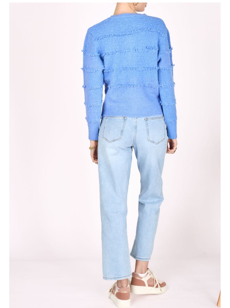 Gilet Cardigan Kebello Bleu ciel - Kiabi