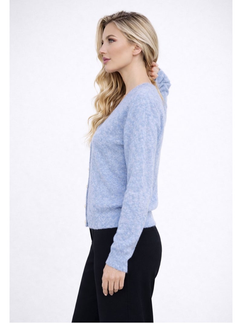 Gilet Cardigan Kebello Bleu ciel - Kiabi