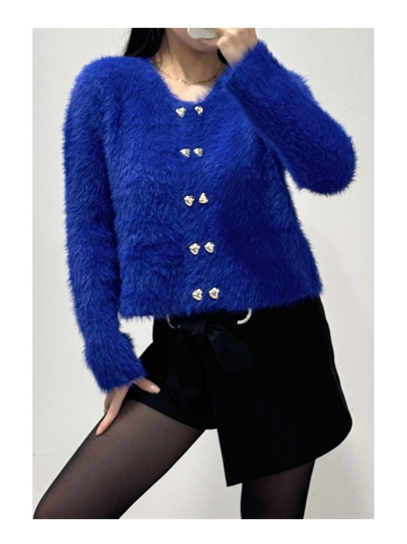 Gilet Cardigan Kebello Bleu - Kiabi
