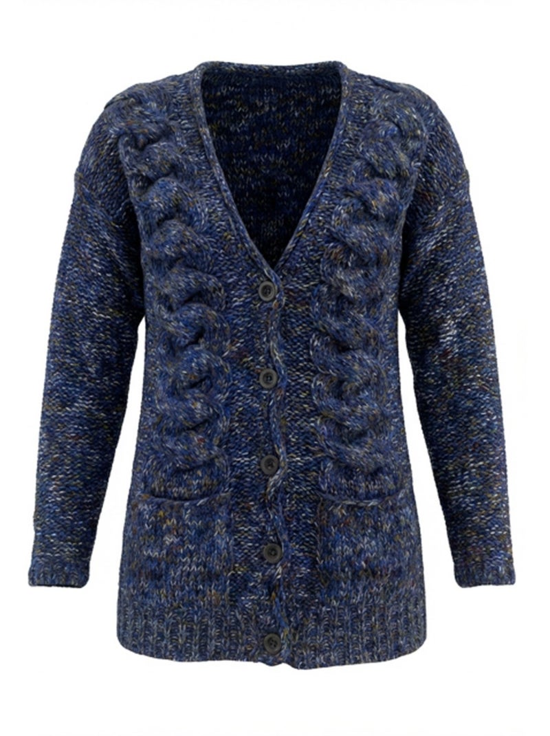 Gilet Cardigan Kebello Bleu - Kiabi
