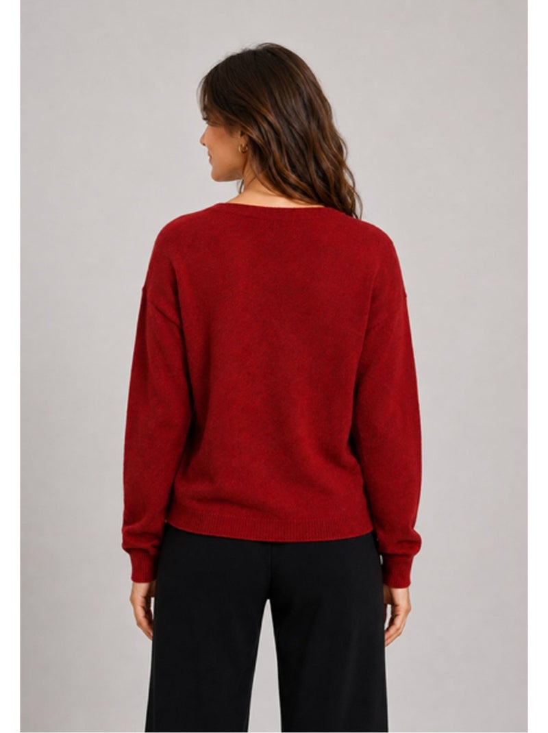 Gilet Cardigan Kebello Bordeaux - Kiabi