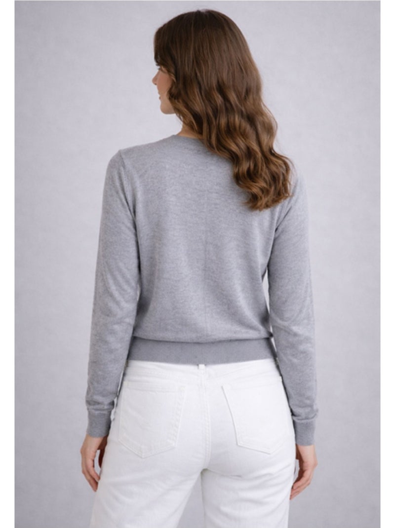 Gilet Cardigan Kebello Gris - Kiabi