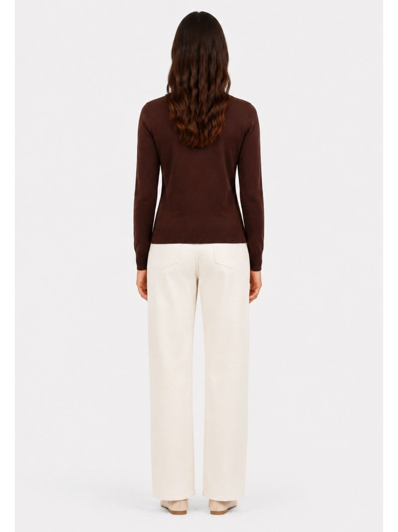 Gilet cardigan kebello Marron - Kiabi