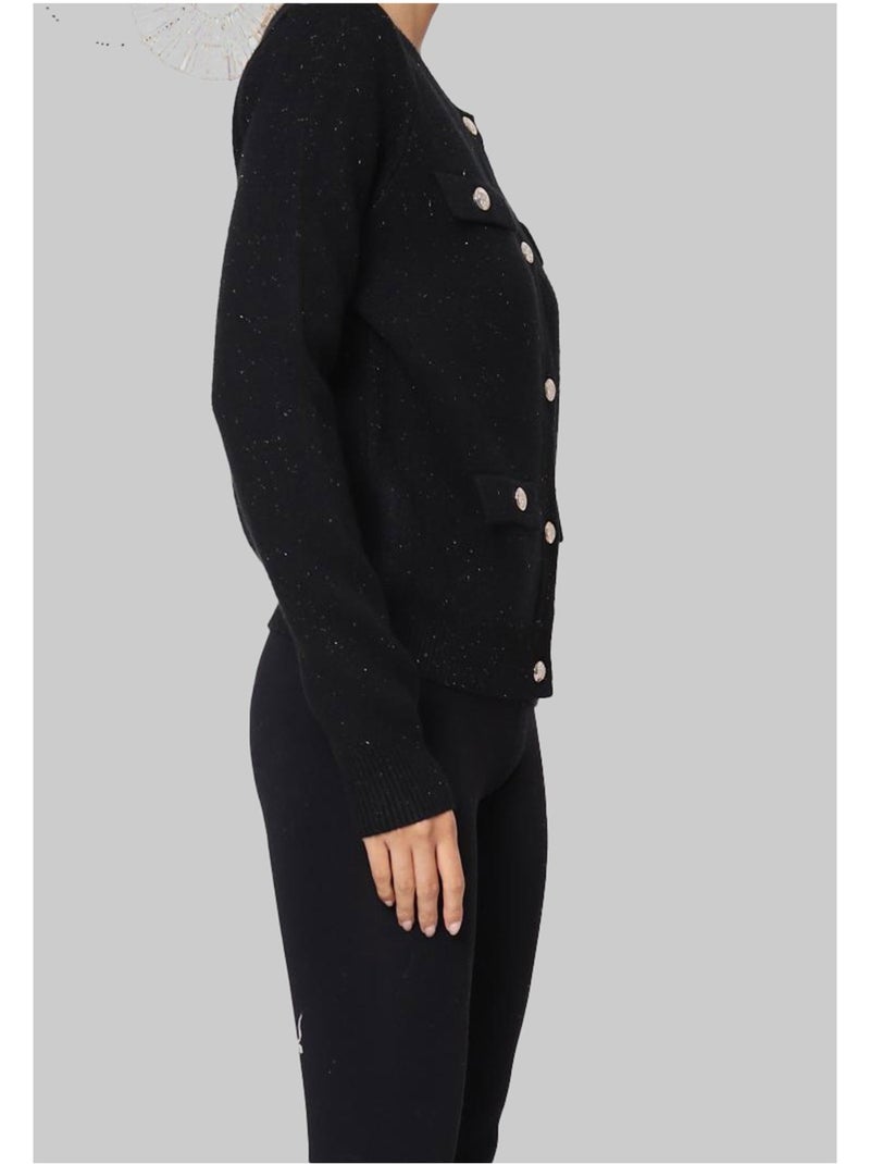 Gilet Cardigan Kebello Noir Noir - Kiabi