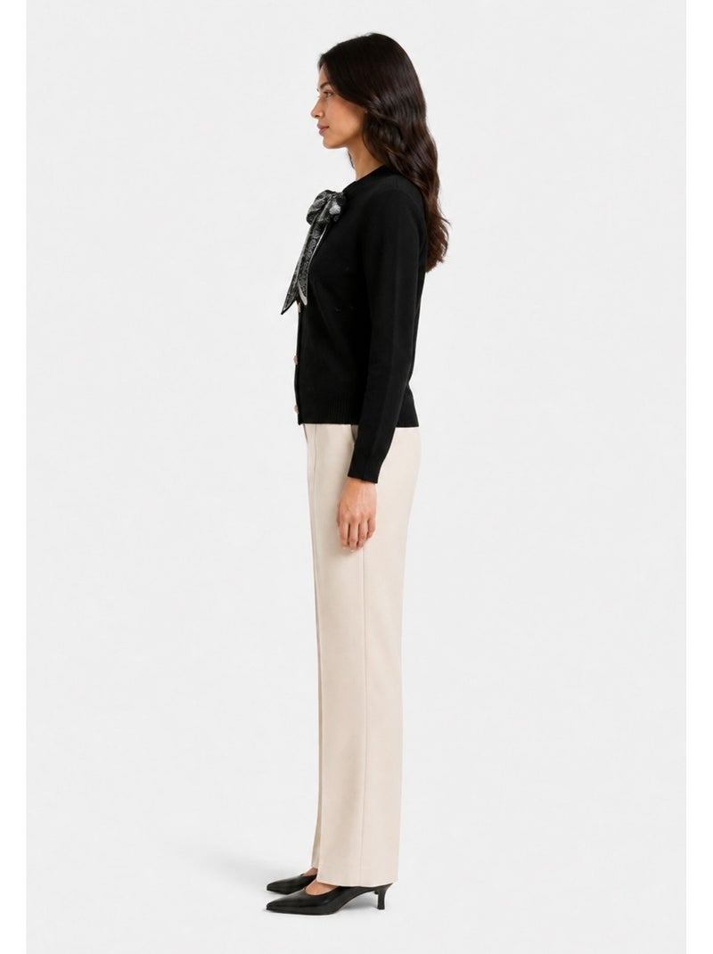 Gilet Cardigan Kebello Noir Noir - Kiabi