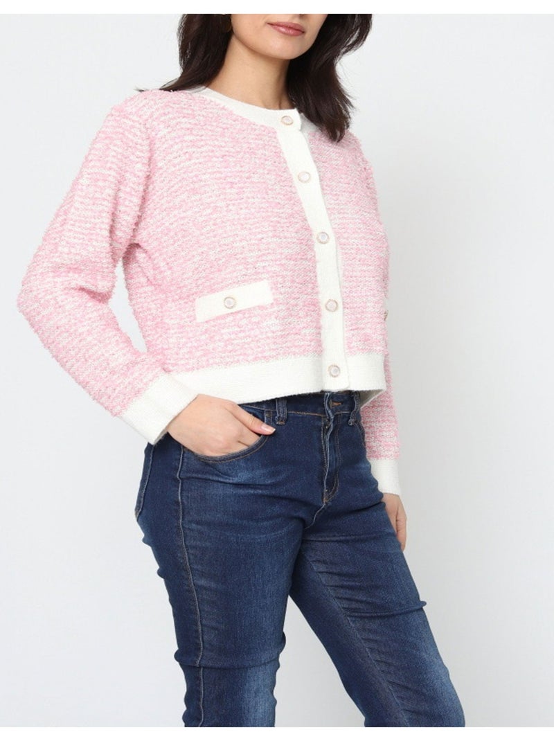 Gilet Cardigan Kebello Rose - Kiabi