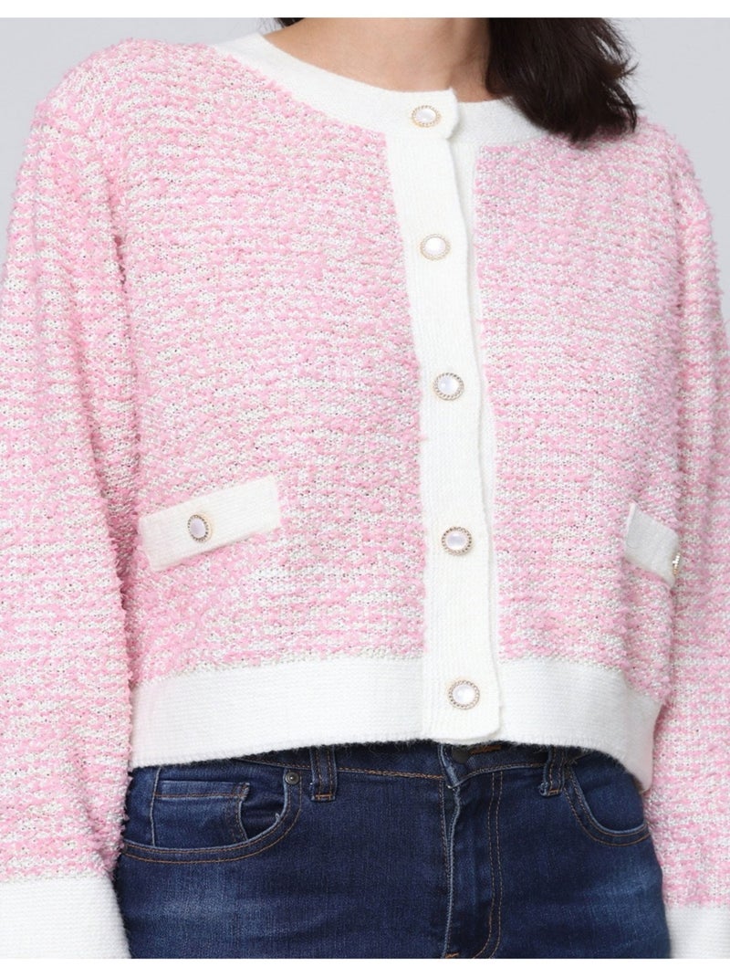 Gilet Cardigan Kebello Rose - Kiabi