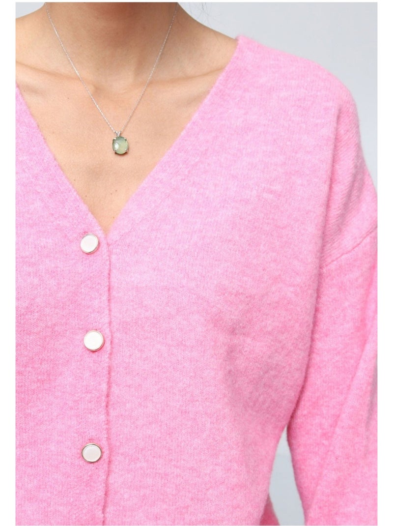 Gilet Cardigan Kebello Rose - Kiabi