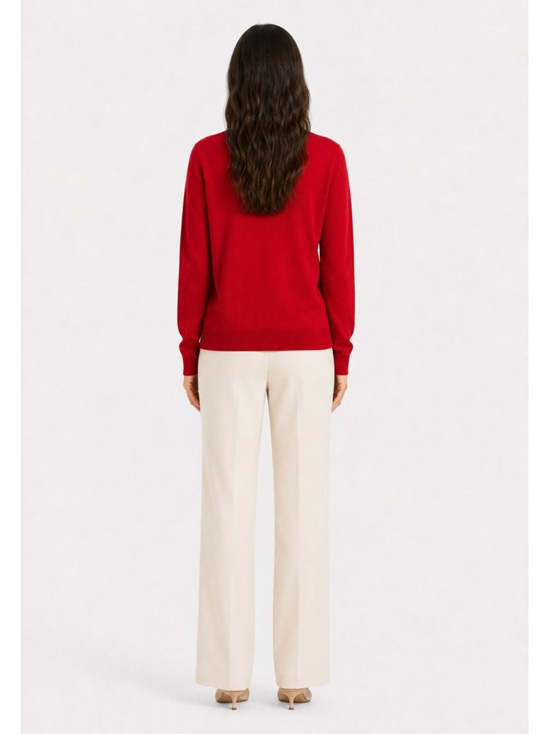 Gilet cardigan kebello Rouge - Kiabi
