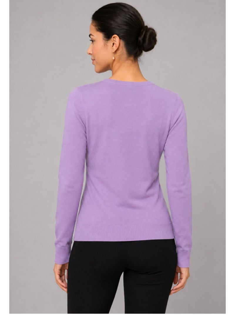 Gilet Cardigan Kebello Violet - Kiabi