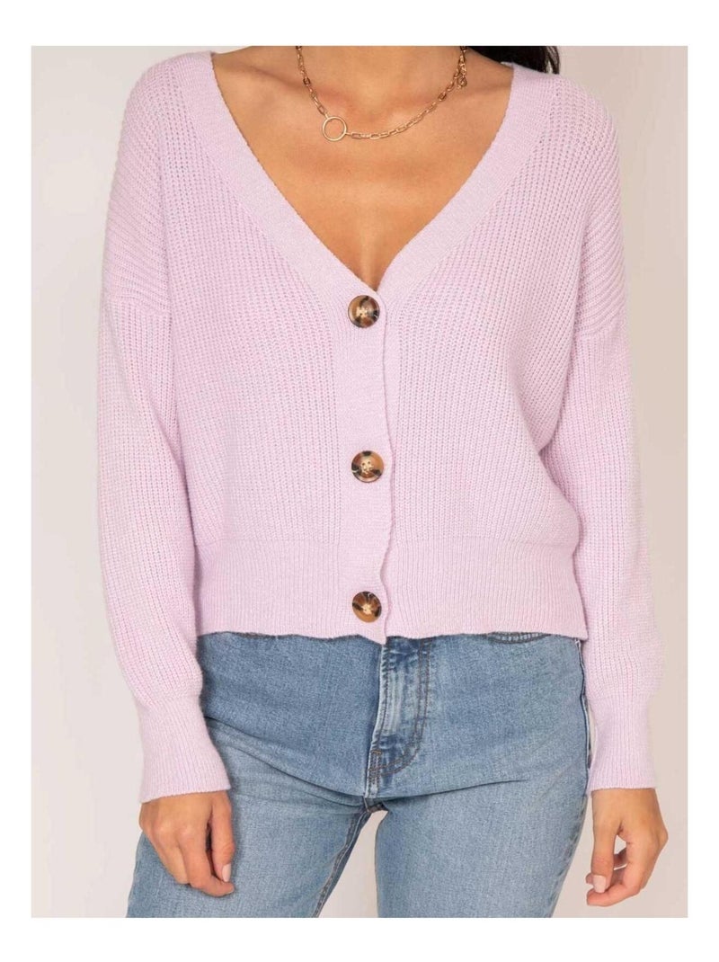Gilet cardigan kylie Violet - Kiabi