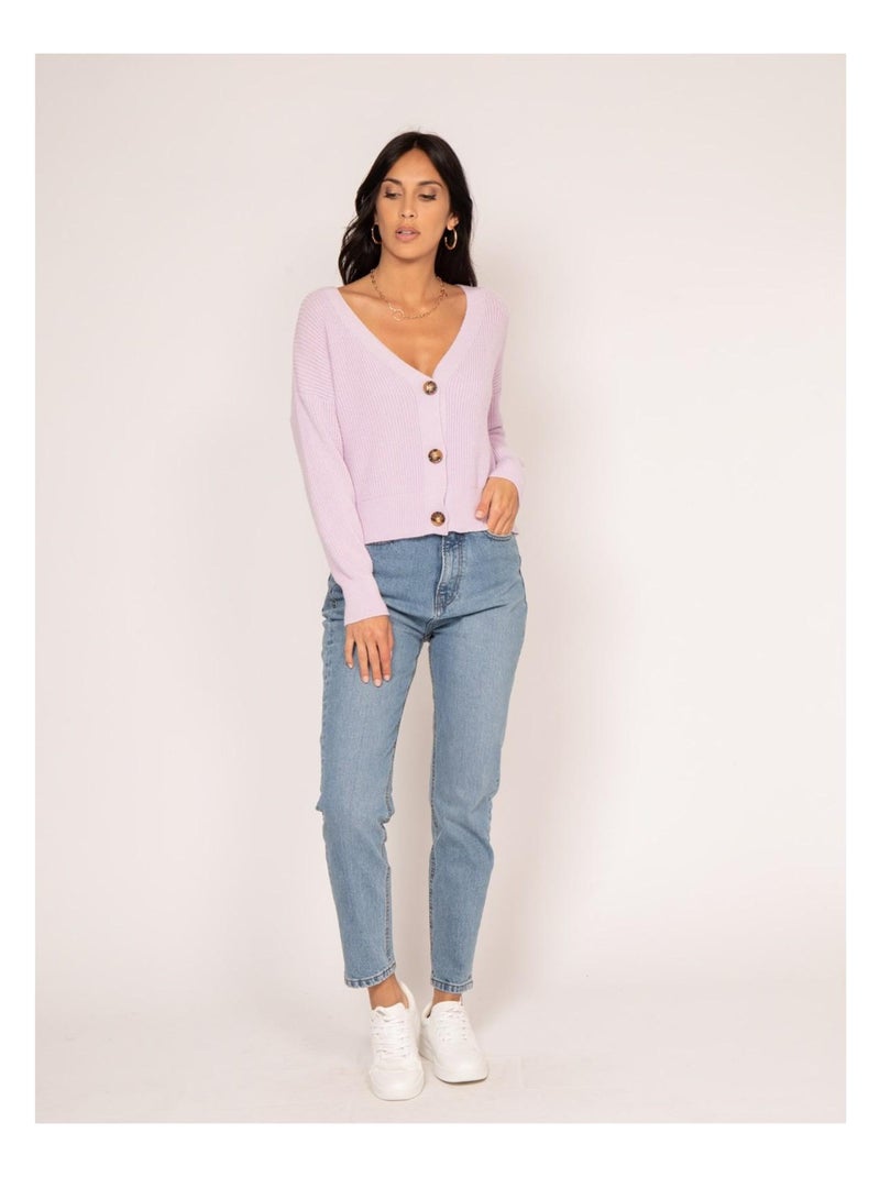 Gilet cardigan kylie Violet - Kiabi