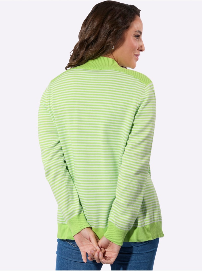 Gilet Certifié Gots - Taille Standard - Witt Blanc Vert - Kiabi