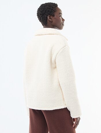 Gilet chaud effet moutonné