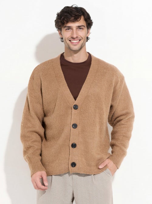 Gilet chaud en maille avec de la laine - AFIBEL - Kiabi