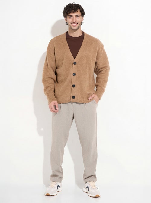 Gilet chaud en maille avec de la laine - AFIBEL - Kiabi