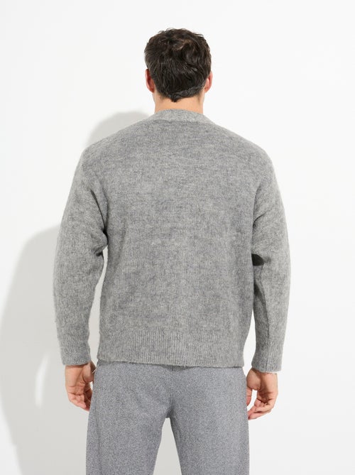 Gilet chaud en maille avec de la laine - AFIBEL - Kiabi