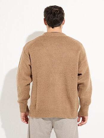 Gilet chaud en maille avec de la laine