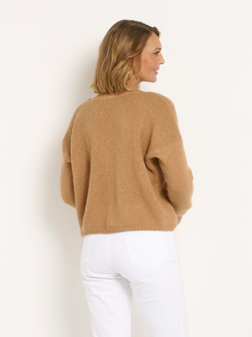 Gilet chaud en mohair avec col v - afibel - Kiabi Gilet chaud en mohair avec col v - afibel - Kiabi