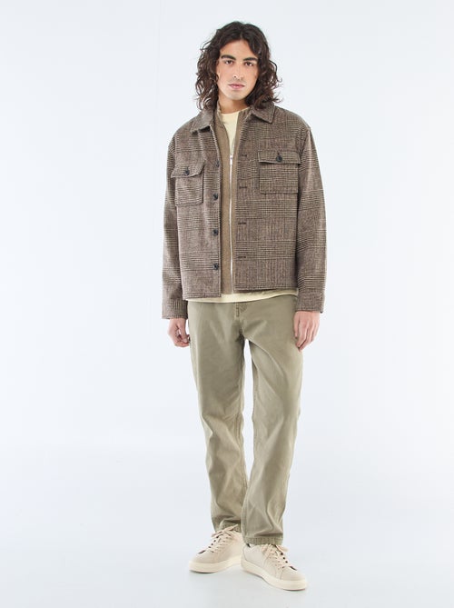 Gilet chaud zippé à col montant - Kiabi