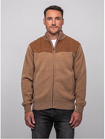 Gilet chenille zippé lerotof